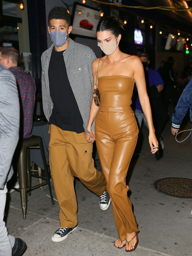 Kendall Jenner & Devin Booker On NYC Date: She Wears Camel Leather