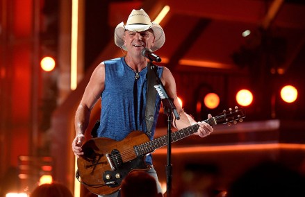 Kenny Chesney performs "Get Along" at the 53rd annual Academy of Country Music Awards at the MGM Grand Garden Arena, in Las Vegas
53rd Annual Academy Of Country Music Awards - Show, Las Vegas, USA - 15 Apr 2018