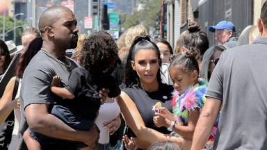 Kim Kardashian, Kanye West, North West, Saint West