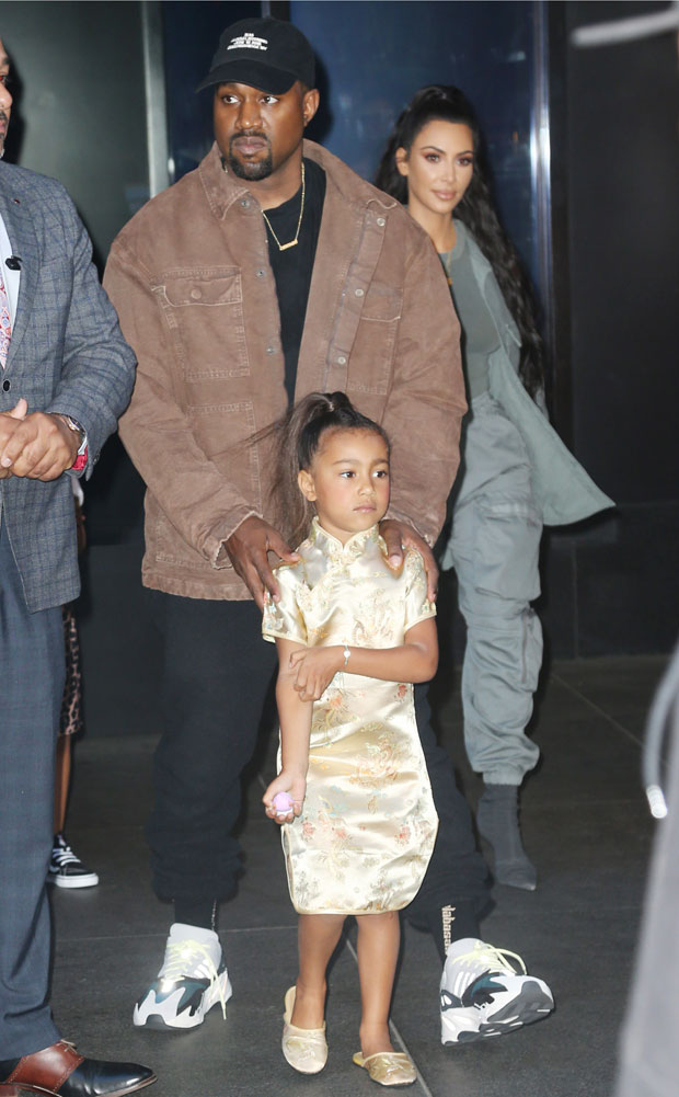 Kanye West, Kim Kardashian, North West