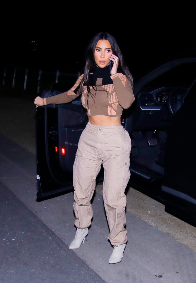 Kim Kardashian seen running errands in Los Angeles