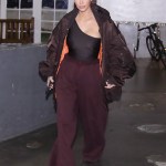 Kim Kardashian is seen leaving a photoshoot after she had a romantic dinner with Pete Davidson last night. 03 Nov 2021 Pictured: Kim Kardashian. Photo credit: MEGA TheMegaAgency.com +1 888 505 6342 (Mega Agency TagID: MEGA802095_002.jpg) [Photo via Mega Agency]
