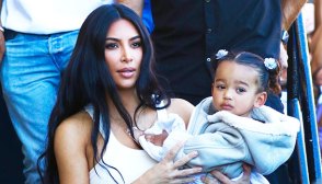 Kim Kardashian and Chicago West