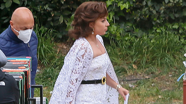 Lady Gaga Wears Wedding Dress for 'House of Gucci