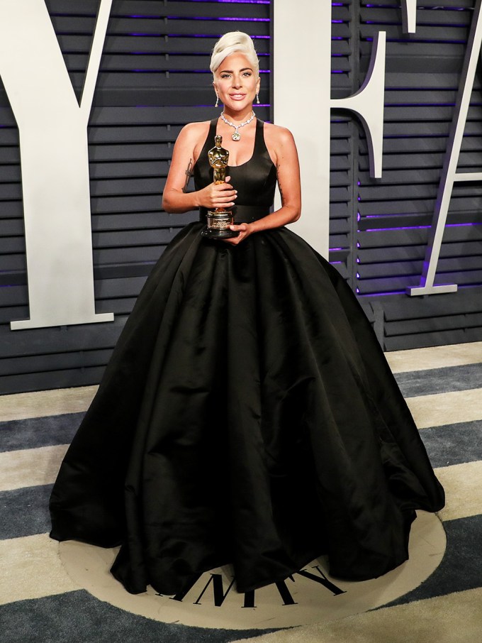 Lady Gaga At The 2019 Vanity Fair Oscar Party