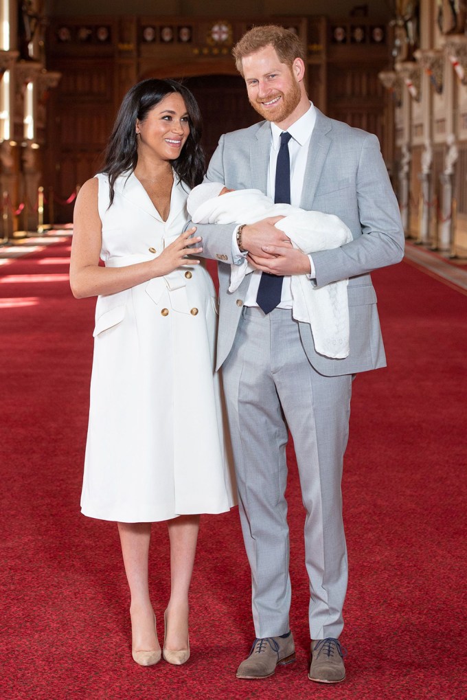 Prince Harry and Meghan, Duchess of Sussex, With Baby Archie