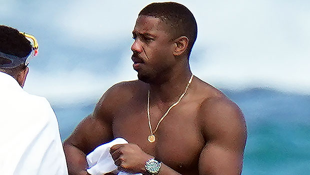 Michael B. Jordan's Shirtless Pool Photo In St. Bart's: See Pic – Hollywood  Life