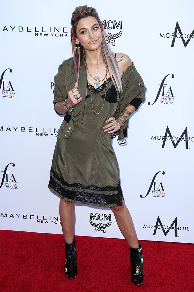 Paris Jackson on the red carpet in 2017