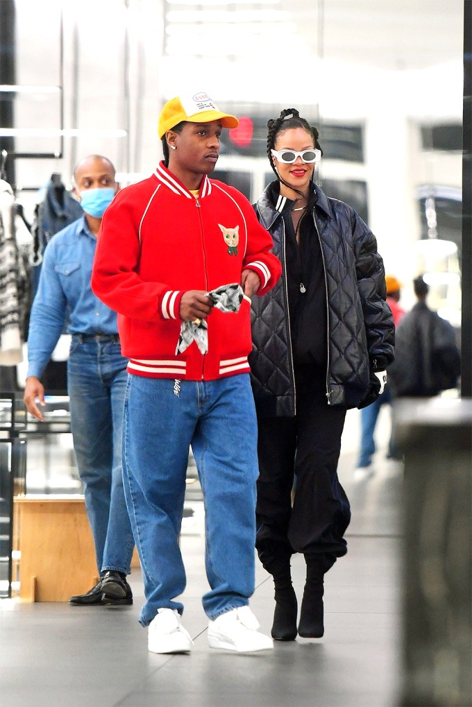 Rihanna & A$AP Rocky Shop In NYC