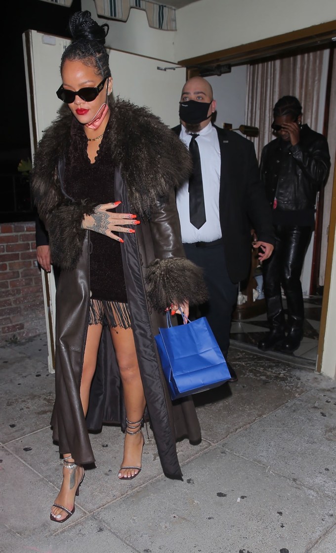 Rihanna and A$AP Rocky on a Date Night