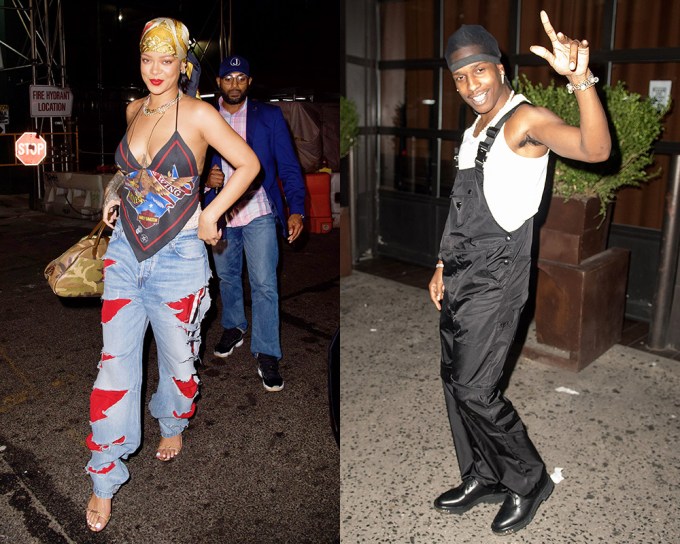 Rihanna & A$AP Rocky Do Date Night In NYC