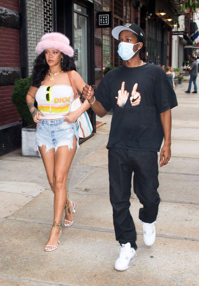 Rihanna & A$AP Rocky Go Shopping