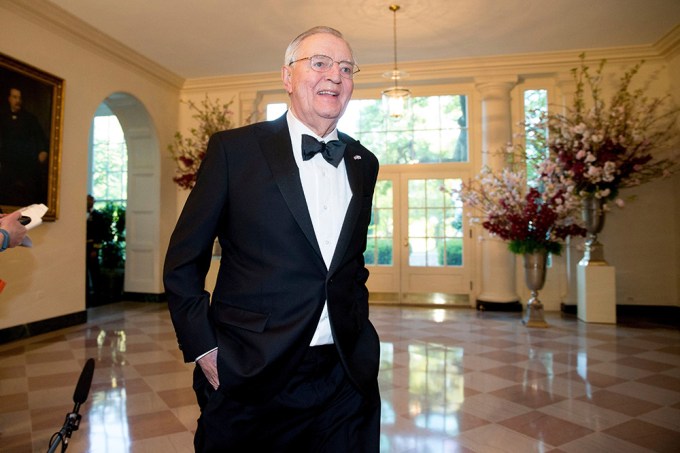 Walter Mondale Attends A State Dinner