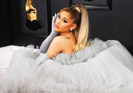 Ariana Grande62nd Annual Grammy Awards, Arrivals, Los Angeles, USA - 26 Jan 2020 Wearing Giambattista Valli, Custom
