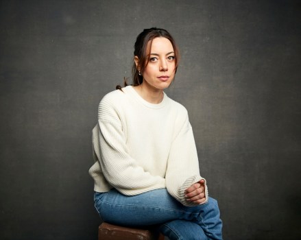 Aubrey Plaza takes portraits to promote the film "Black bear" at the Music Lodge during the Sundance Film Festival, in Park City, Sundance Film Festival 2020 - "Black bear" Portrait session, Park City, USA - January 25, 2020