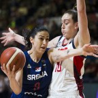 USA v Serbia, FIBA Women's Olympic Qualifying Tournament, Basketball, Stark Arena, Belgrade - 06 Feb 2020