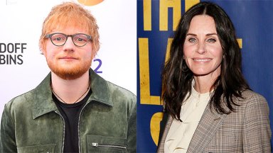 Ed Sheeran, Courteney Cox