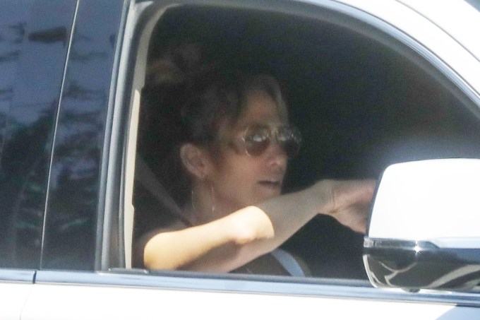 Jennifer Lopez Leaves Ben Affleck’s House in L.A.