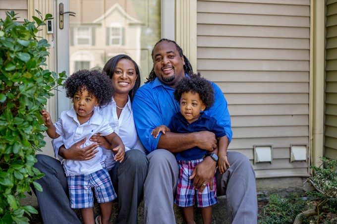 Jennifer Carroll Foy With Her Husband, Jeffrey, & Her Twin Boys