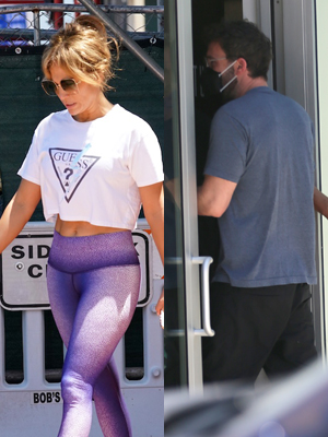 Jennifer Lopez & Ben Affleck Hit Gym In Miami Together – Hollywood Life