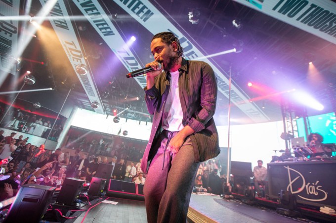 Kendrick Lamar On Stage