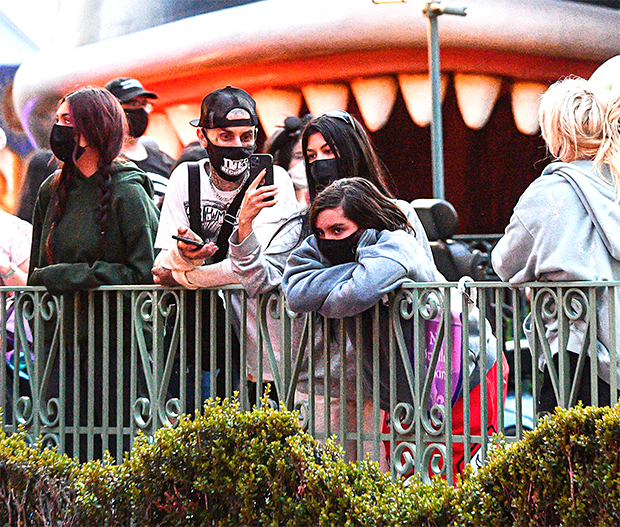 Kourtney Kardashian Travis Barker Disneyland