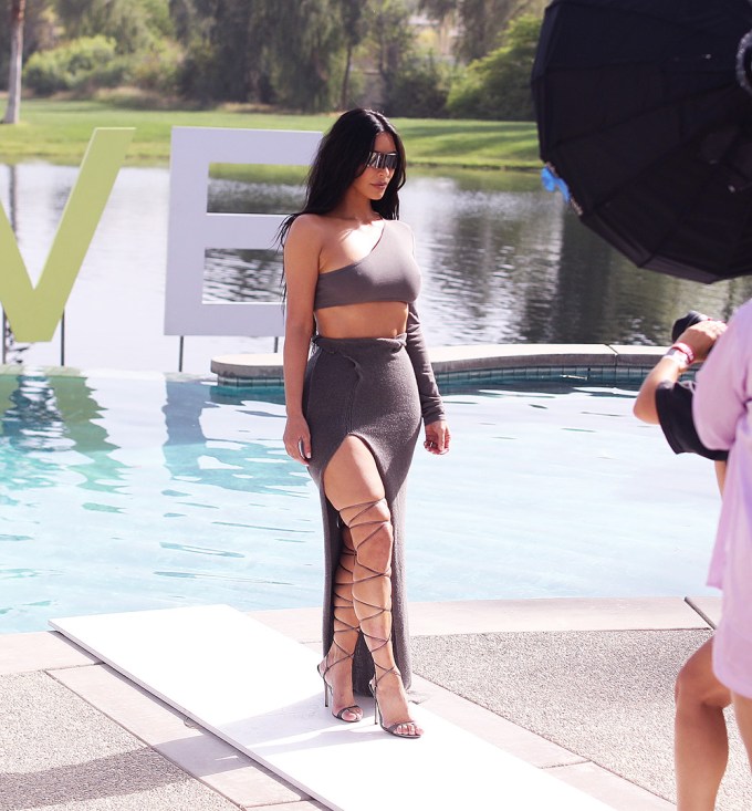 Kim Kardashian At Revolve Fest 2022