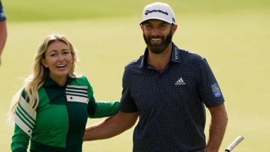 Paulina Gretzky and Dustin Johnson