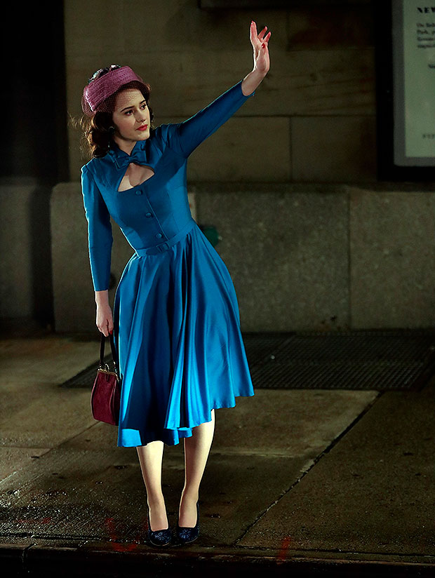 Rachel films The Marvelous Mrs. Maisel. 