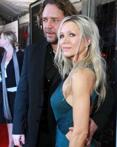 Russell Crowe and Danielle Spencer'American Gangster' film premiere, New York, America - 19 Oct 2007