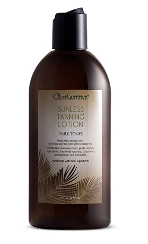 sunless tanning lotion