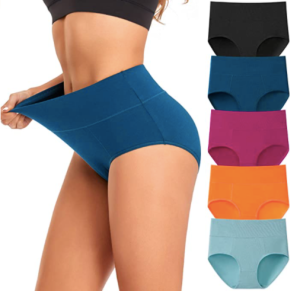 High waisted cotton underwear