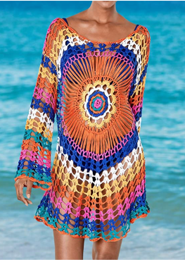 crochet coverup dress