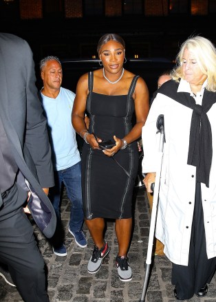 New York, NY  - Serena Williams arrives for dinner with a friend at Pasti's after doing the Jimmy Fallon Show during fashion week.Pictured: Serena WilliamsBACKGRID USA 13 SEPTEMBER 2022 BYLINE MUST READ: Fernando Ramales / BACKGRIDUSA: +1 310 798 9111 / usasales@backgrid.comUK: +44 208 344 2007 / uksales@backgrid.com*UK Clients - Pictures Containing ChildrenPlease Pixelate Face Prior To Publication*
