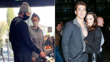 Aaron Rodgers, Shailene Woodley, Miles Teller, Keleigh Teller