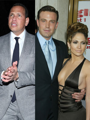 Alex Rodriguez, Ben Affleck, Jennifer Lopez