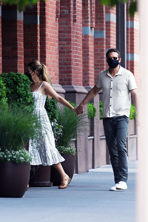 Blake Lively holds hands with Ryan Reynolds on loved-up NYC stroll