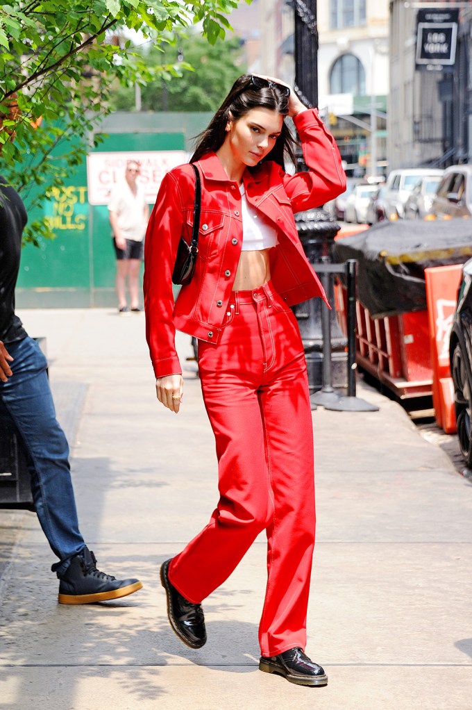 Kendall Jenner is red hot in NYC