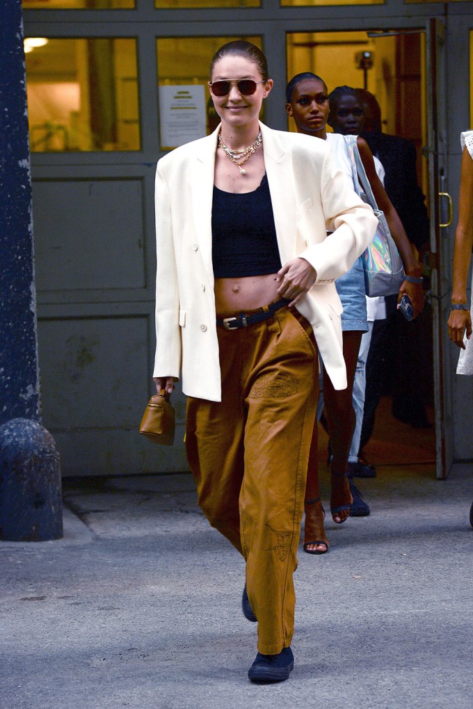 Gigi Hadid At New York Fashion Week