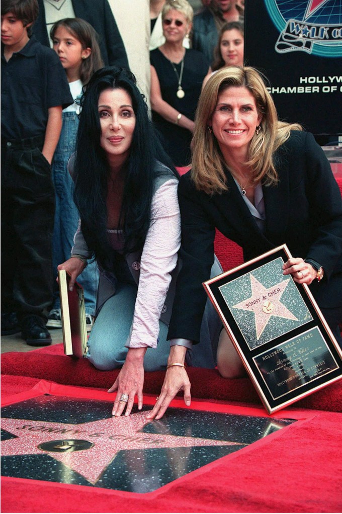 Sonny & Cher Honored With Star On Hollywood Walk Of Fame