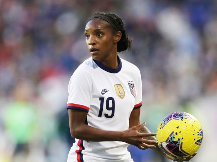 The 28-year-old U.S. national team defender has grown more confident in her abilities and her status on the U.S. women's national team. She's also become empowered in her activism as a Black woman. So much so that she even proclaimed herself the "New Crystal Dunn
A New Dunn Soccer, Harrison, United States - 08 Mar 2020