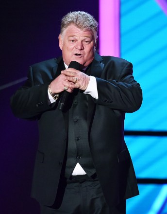 Dan Dotson presents the lifetime achievement award at the 20th annual Critics' Choice Movie Awards at the Hollywood Palladium, in Los Angeles
20th Annual Critics' Choice Movie Awards - Show, Los Angeles, USA