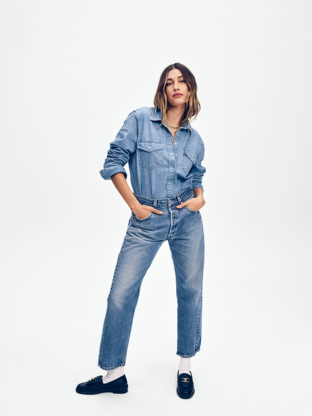 Hailey bieber hotsell levis 501