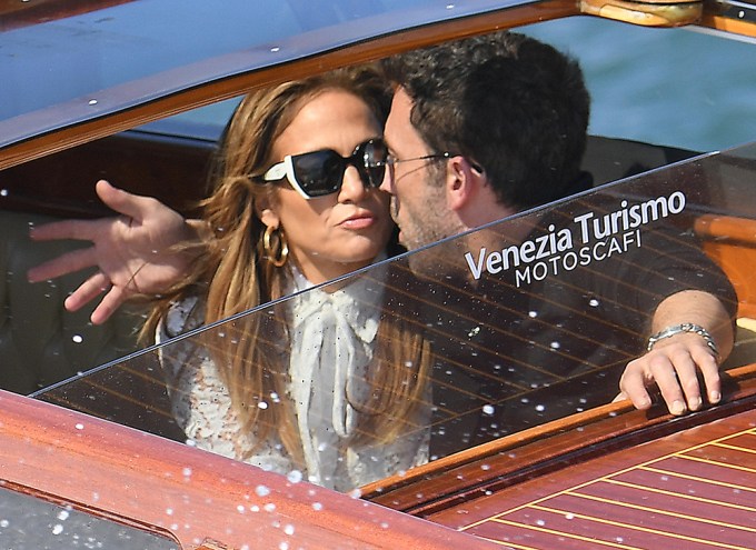 Jennifer Lopez & Ben Affleck Arriving In Venice
