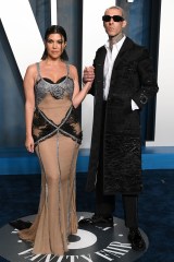 Kourtney Kardashian and Travis Barker
Vanity Fair Oscar Party, Arrivals, Los Angeles, USA - 27 Mar 2022