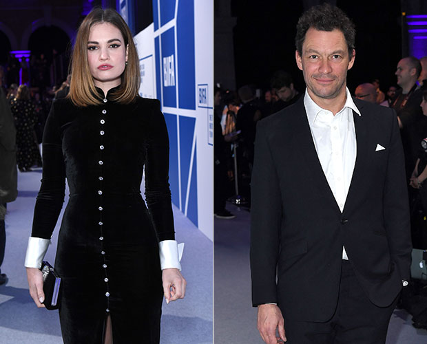 Lilly James There S A Lot To Say About Dominic West Pda Scandal Hollywood Life