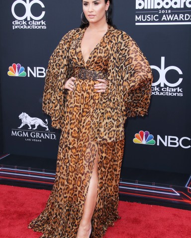 Demi LovatoBillboard Music Awards, Arrivals, Las Vegas, USA - 20 May 2018WEARING DIOR SAME OUTFIT AS CATWALK MODEL *6055428h