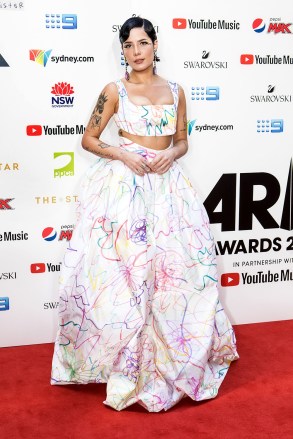 Halsey33rd Annual ARIA Awards, Sydney, Australia - 27 Nov 2019Wearing Collina Strada