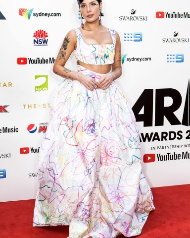 Halsey33rd Annual ARIA Awards, Sydney, Australia - 27 Nov 2019Wearing Collina Strada