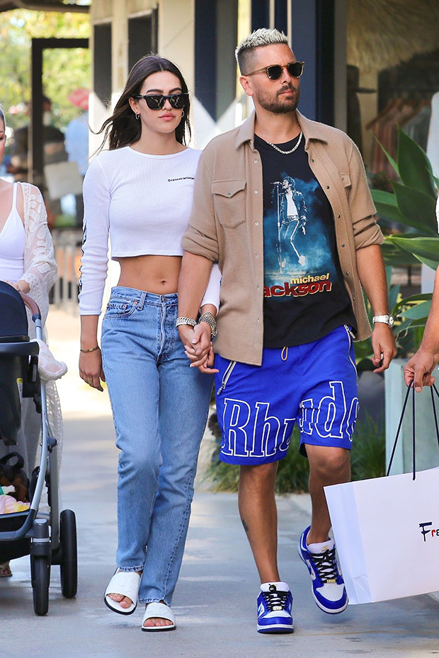 Scott Disick And Amelia Hamlin Show Pda While Shopping Hollywood Life 7312